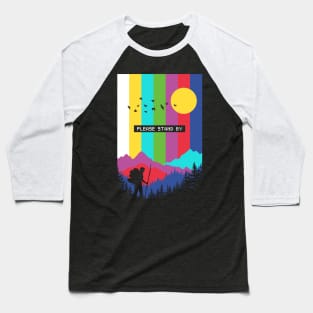 TV Test pattern Nature Baseball T-Shirt